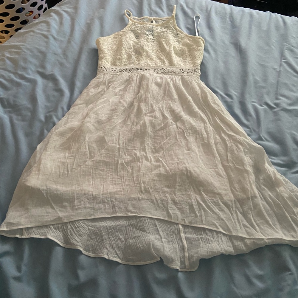 Elegant White White Dress